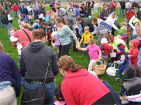 Traditional Egg Hunt near Easter